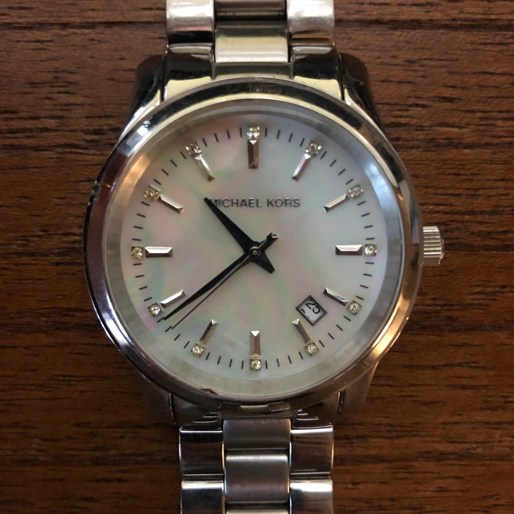 Michael Kors Watch with another of Pearl face